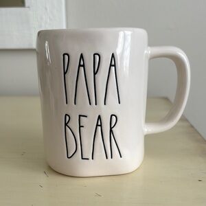 Rae Dunn Papa Bear Coffee Mug Dad Mug Fathers Day Office Home Family
